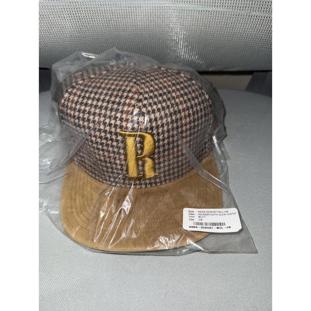 Rhude Houndstooth Duck Hunter Hat - Brand new
